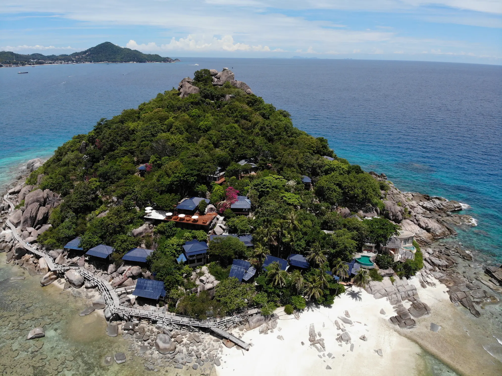 Nangyuan resort drone shot from above